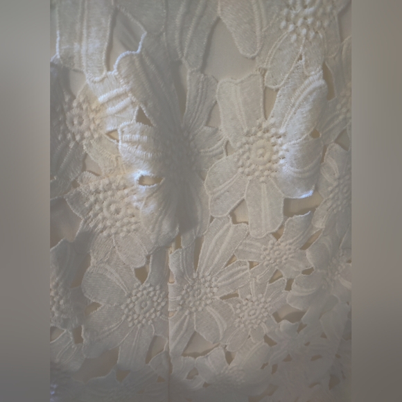 Ann Taylor Floral Cutout Dress Size 6P - Picture 6 of 9